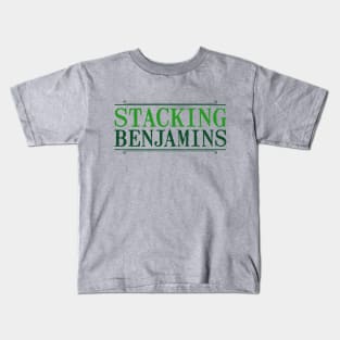 The Stacking Benjamins Logo Kids T-Shirt